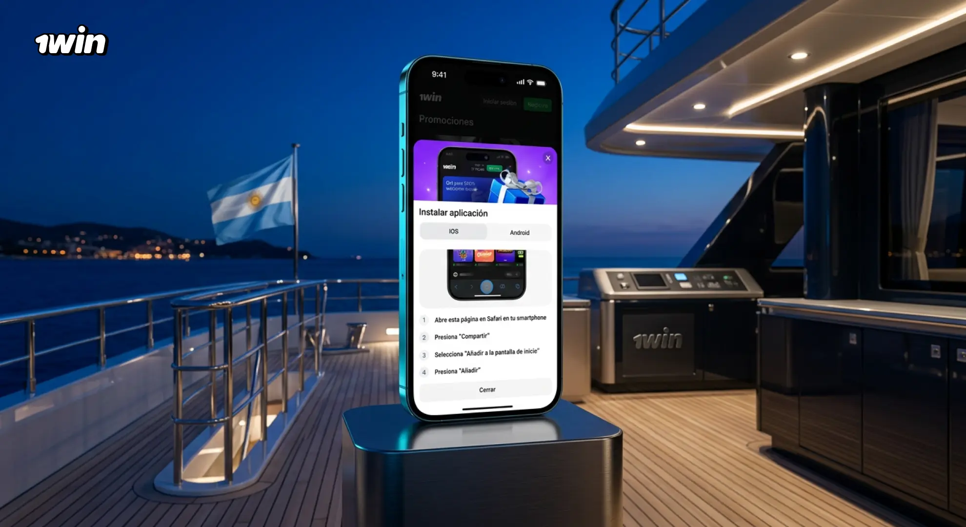 1win App Argentina para Android e iOS